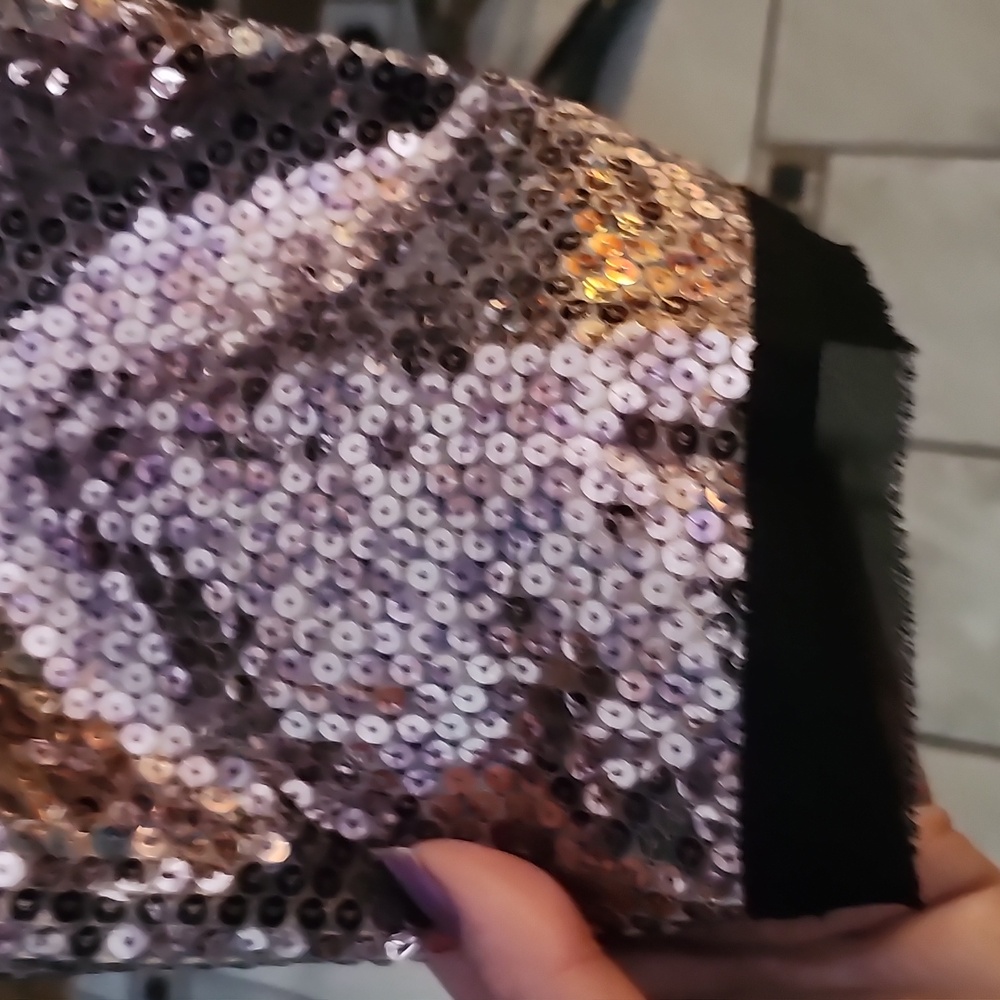 Chico's Brown Sequin Leopard Print Jacket Size 3 - image 8